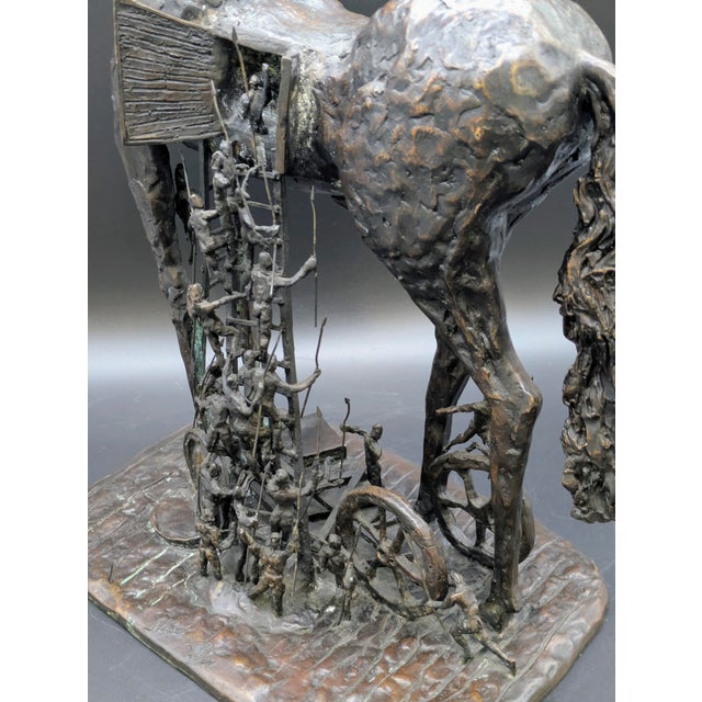 Vintage Bronze Sculpture: Le Cheval De Troie (After Salvador Dali) For Sale - Image 9 of 14