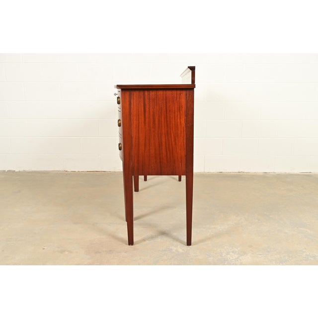 Baker Furniture Style Federal Inlaid Mahogany Sideboard Credenza For Sale - Image 14 of 16