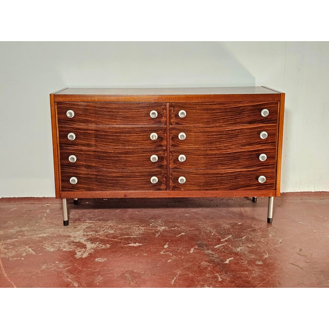 Teak Chest of Drawers by Georges Coslin for 3V Italia, 1960s For Sale - Image 14 of 14