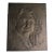 Antique Bronze Plaque, Relief Sculpture, Gentleman With Mustache, Signed For Sale