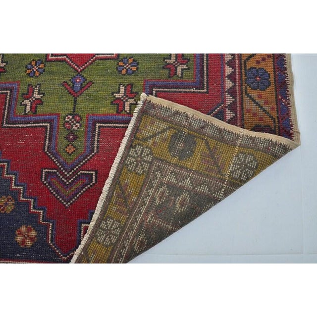 Oushak Vintage Handknotted Rug For Sale In Phoenix - Image 6 of 10