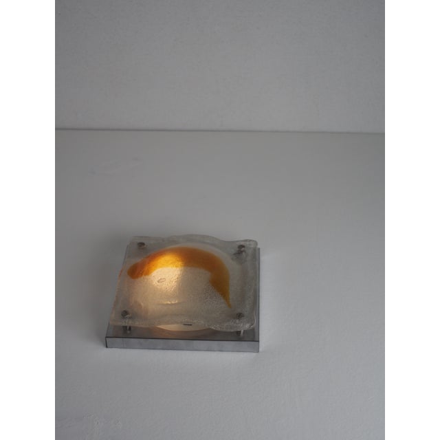 Sconce by Toni Zuccheri for A.V. Mazzega, Italy, 1970s For Sale - Image 12 of 18