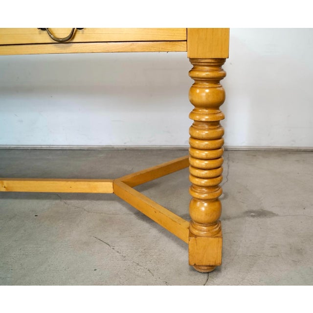 1970’s Long Solid Maple 8-Drawer Farm Table / Dining Table For Sale - Image 11 of 12