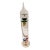 Large Handmade German Galileo Thermometer | Hand-Blown Glass | Colorful Floating Spheres For Sale
