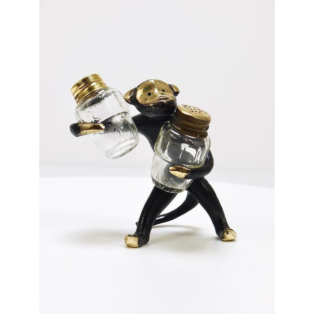 Monkey Salt and Pepper Shakers by Walter Bosse for Herta Baller, Austria, 1950s For Sale - Image 9 of 17