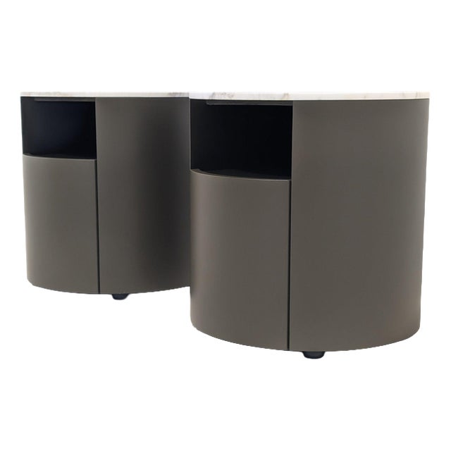 Onda Nightstands from Poliform, Set of 2 For Sale