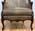 Gray Vintage Hancock & Moore Gray Leather Bergere Chair For Sale - Image 8 of 13