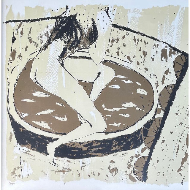 Humberto Castro Lithograph #92 From an Edition of 100, Framed and Signed, 3 of 5 Offered for sale is a lithograph by...