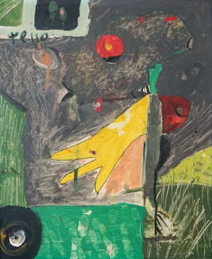 Tello, Abstract Composition, Oil on Canvas