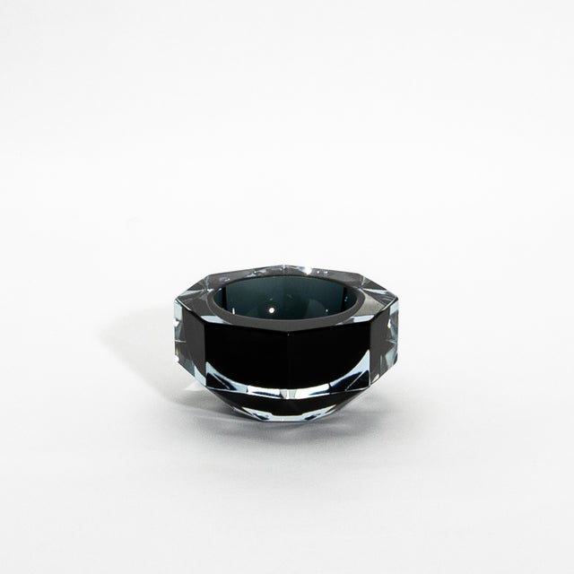 Hand-Blown Murano Ashtray in Grey For Sale In Los Angeles - Image 6 of 7