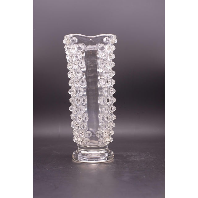 Bugnato Murano Glass Italian Rostrato Vase Attributed to Barovier & Toso, 1960s For Sale - Image 6 of 10