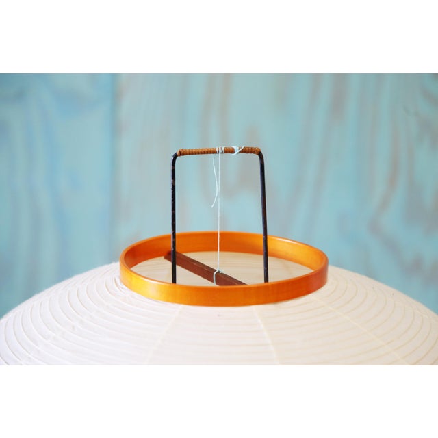 1960s 1960s Vintage Original Isamu Noguchi Akari 10a Floor Lamp Tripod For Sale - Image 5 of 12