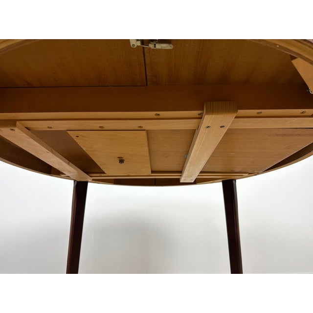 Wood Rosewood Dining Table with Extension, 1960s For Sale - Image 7 of 15