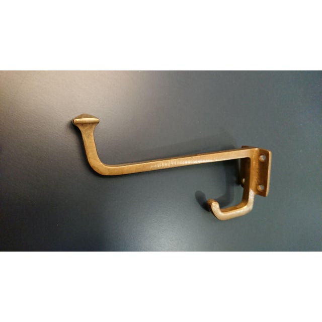 Vintage Brass Coat Hanger by Joze Plecnik, 1920s For Sale - Image 3 of 5