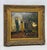 Farmhouse Pieter Adrianus "Piet" Schipperus Original Oil on Wood Farmhouse 1924 For Sale - Image 3 of 13