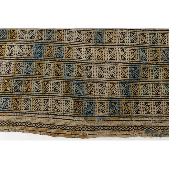 Mid 20th Century Geometric Anatolian Handwoven Kilim Rug For Sale - Image 10 of 10