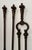 English Rare 19th Century Cast Bronze Fireplace Tools Set of 3 Pieces For Sale - Image 3 of 17