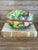 Vintage German Papier-Mâché Easter Egg Box With Rabbit Illustration, 1950s For Sale - Image 4 of 7
