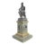 Italian Grand Tour Style Statue of Moses Figure After Michelangelo on the Classical Pedestal With Intaglios For Sale