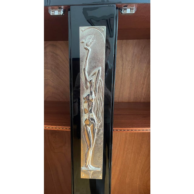 Wood Vintage Art Deco Salon Cabinet, 1930 For Sale - Image 7 of 8