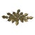 1960s 1960s Brutalist Brass Wall Sculpture in Leaves Form For Sale - Image 5 of 5