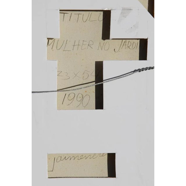 Mulher no Jardin, Jaimendes, Painting For Sale - Image 4 of 6