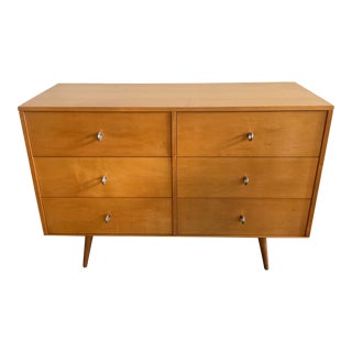 1950s Paul McCobb Planner Group 6-Drawer Dresser on Stand For Sale
