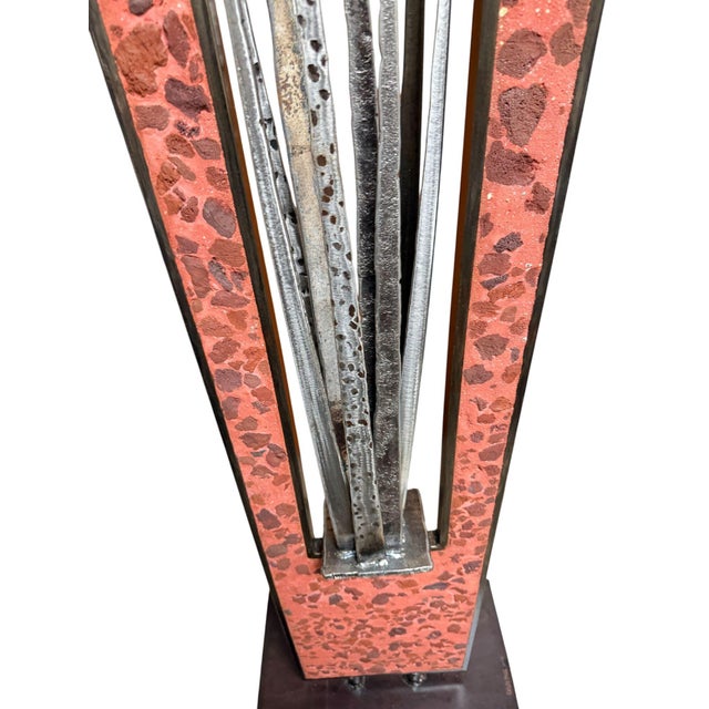 Metal Carlos Page Free Standing Modern Metal Sculpture For Sale - Image 7 of 12
