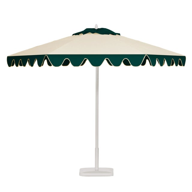 This listing is for a Set of 2 Mint Mojito 9' Patio Umbrellas.The Mint Mojito Market Umbrella is a 9' Hexagon in solid...