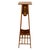 A very elegant antique tall Art Nouveau mahogany inlaid plant stand, designed by Leonard Wyburd and retailed through...