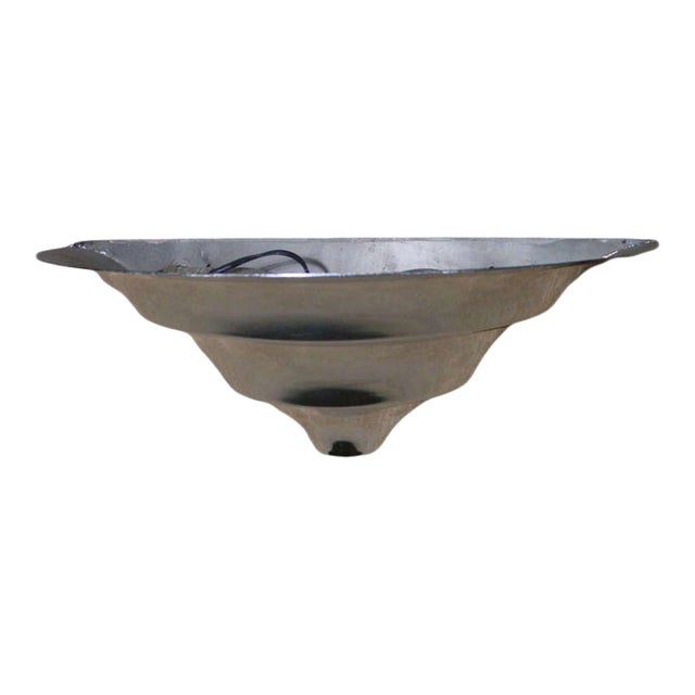 1930s Art Deco Demilune Wall Sconce in Manner of Jean Perzel For Sale