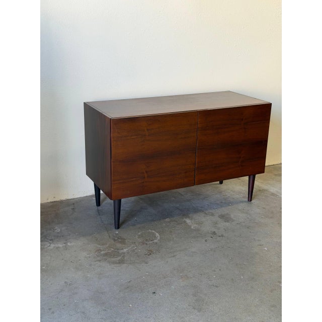 Mid Century Danish Teak Sideboard – Vintage Scandinavian Storage Cabinet – Two Door Credenza For Sale - Image 10 of 10