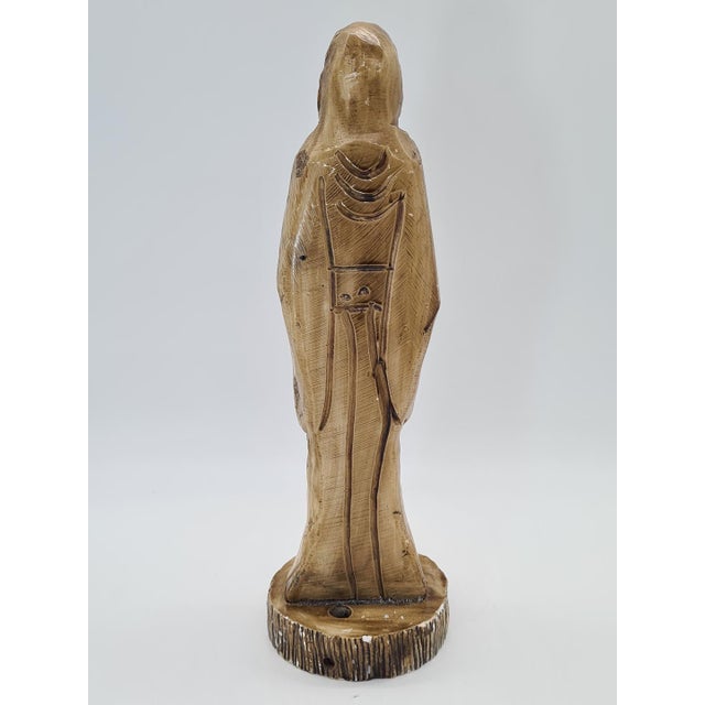 Beige Art Deco Style Sage Figurine by Canto, 1960s For Sale - Image 8 of 9