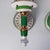 Mid-Century Wall Sconces in Porcelain and Brass, France, 1970s, Set of 2 For Sale - Image 4 of 12