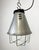 Industrial Grey Aluminium Cage Pendant Lamp, 1970s For Sale - Image 9 of 18