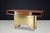Italian Walnut Console with Brass Base, 1950s For Sale - Image 6 of 18
