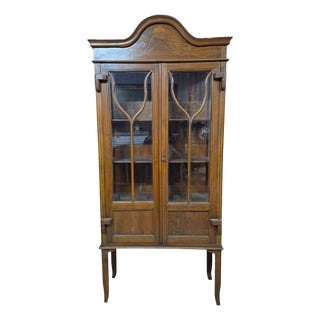 Antique Edwardian Display Cabinet, 20th Century For Sale