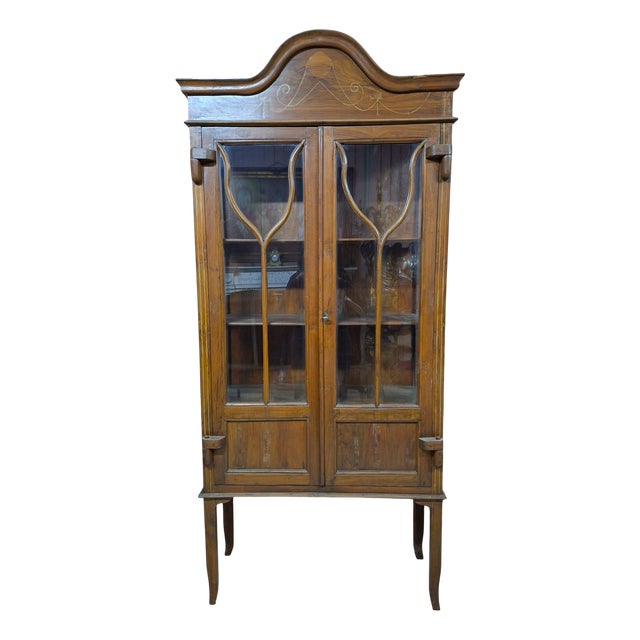 Antique Edwardian Display Cabinet, 20th Century For Sale