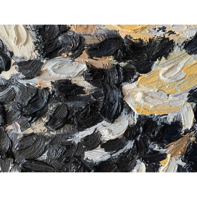 "Just Before Sunrise" Contemporary Abstract Expressionist Oil Painting by Monica Shulman For Sale In New York - Image 6 of 8