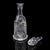 This is a vintage port decanter. An English, cut glass and silver spirit bottle, dating to the mid 20th century, circa...