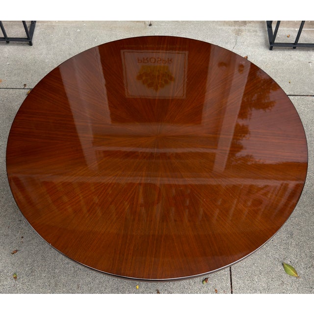 Mid-Century Modern Nancy Corzine Walnut Starburst Palm Springs Cocktail Table For Sale - Image 3 of 7