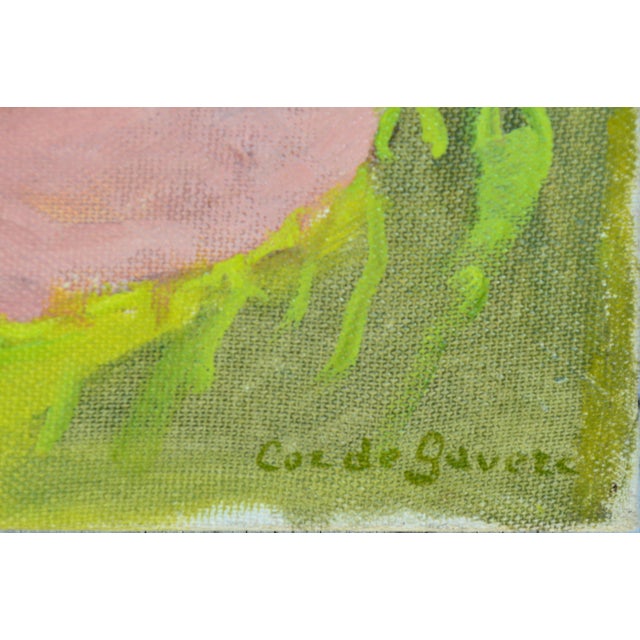 American Portrait of the Painter Wilda Leiner in Oil on Canvas by Cor De Gavere For Sale - Image 3 of 5
