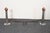 1930s Pair of Art Deco Chrome and Copper Column Form Andirons For Sale - Image 5 of 18