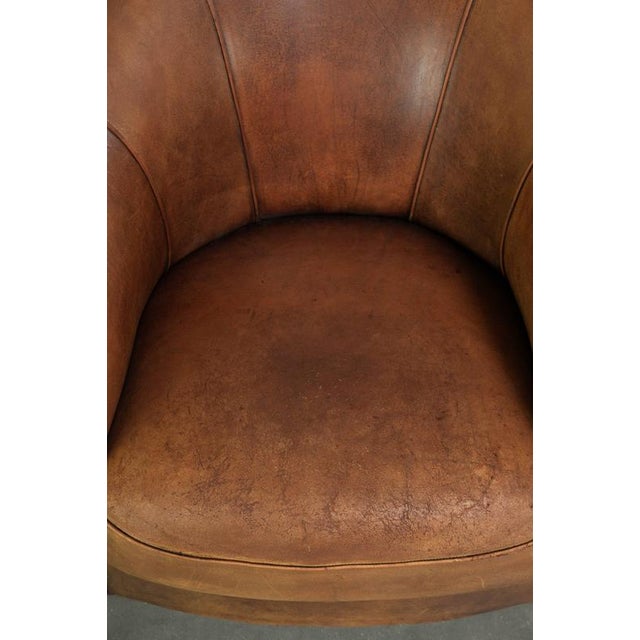 Vintage Sheepskin Club Armchairs, Set of 2 For Sale - Image 6 of 16