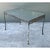 Black Vintage Meadowcraft Greek Key Metal and Glass Patio Table For Sale - Image 8 of 12