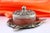 Butter Dish with Silver Plate and Knife For Sale - Image 6 of 7