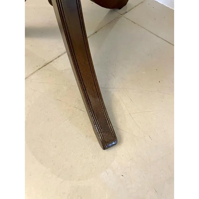 Antique Regency Dumbwaiter in Mahogany, 1869 For Sale - Image 10 of 12