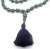 Tiffany and Co. 1970s Tiffany & Co. Angela Cummings Nephrite Jade Bead Yellow Gold Necklace For Sale - Image 4 of 12