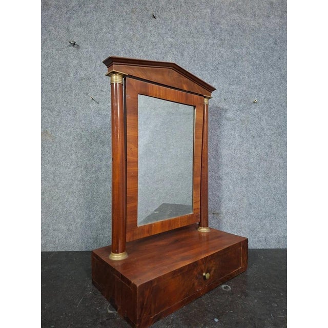 19th Century Empire Mahogany Dressing Table For Sale - Image 6 of 10