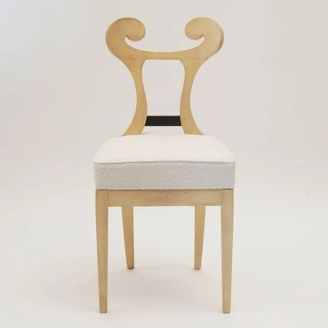Biedermeier White Eclectica Dining Chairs from Silvio Piattelli, Set of 8 For Sale - Image 14 of 18